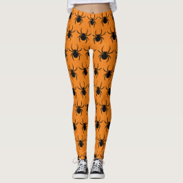 Halloween Spider Bus eller godis Gothic Roligt Par Leggings