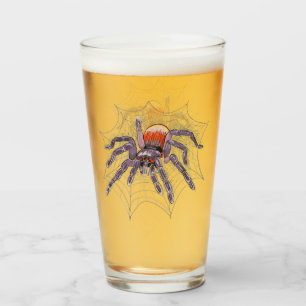 Halloween Spider Creepy Roligt Glaskopp