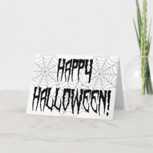 Halloween Spider Finger och Webben Kort