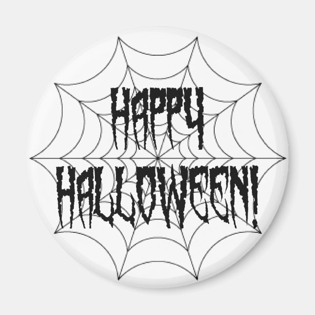 Halloween Spider Finger och Webben Magnet (Framsidan)