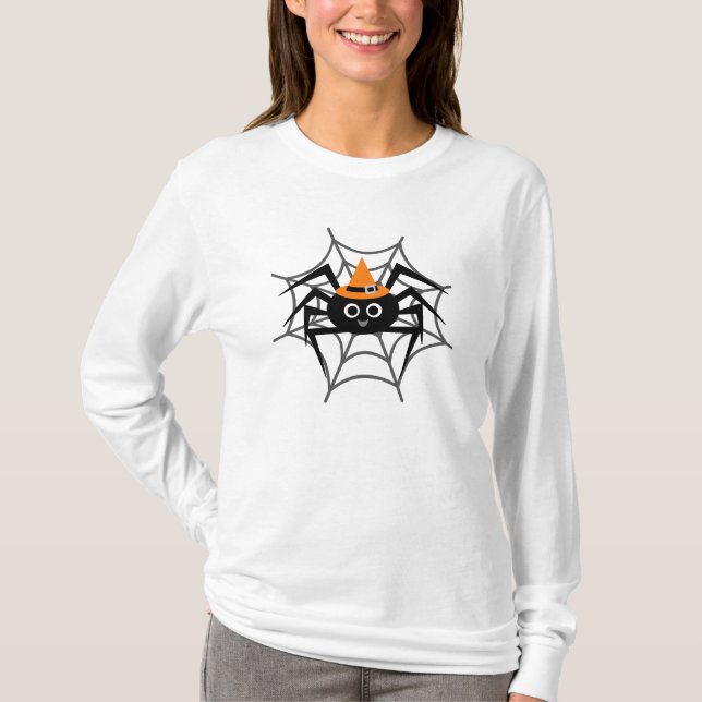 Halloween Spider i Webben Tshirts och presenter (Framsida)