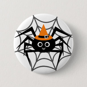 Halloween Spider i Webben Tshirts och presenter Knapp