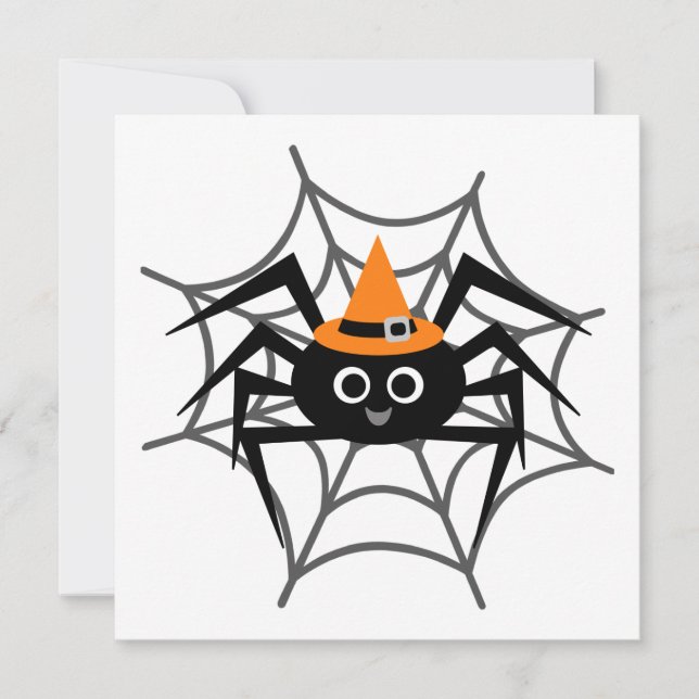 Halloween Spider i Webben Tshirts och presenter Kort (Framsida)