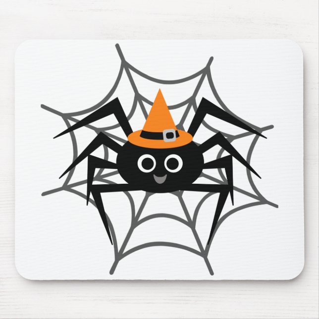 Halloween Spider i Webben Tshirts och presenter Musmatta (Framsidan)