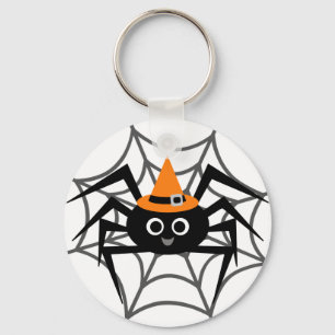 Halloween Spider i Webben Tshirts och presenter Nyckelring