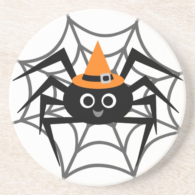 Halloween Spider i Webben Tshirts och presenter Underlägg (Framsidan)