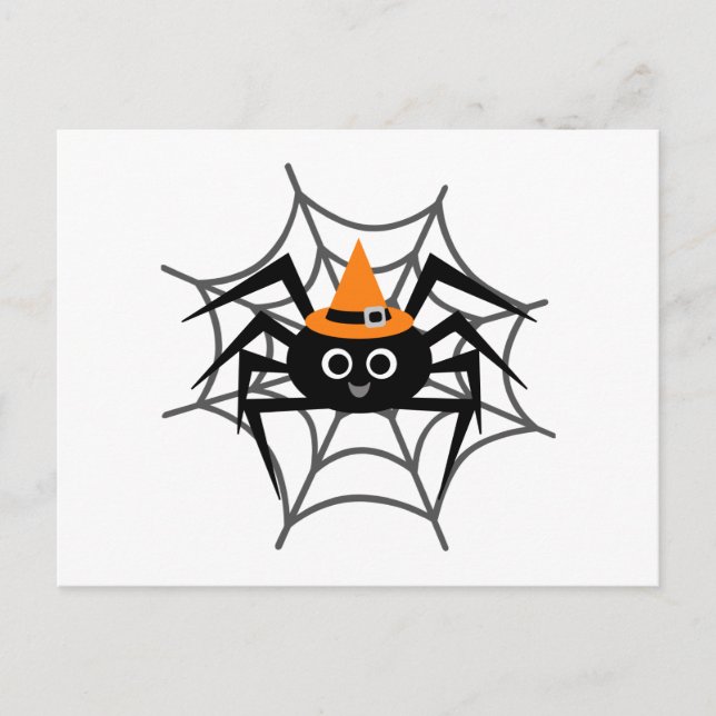 Halloween Spider i Webben Tshirts och presenter Vykort (Framsida)