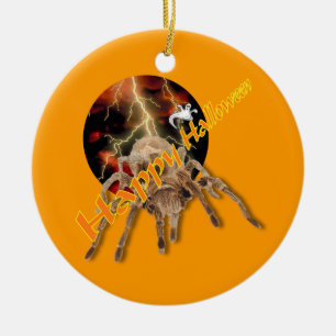 Halloween Spider Julgransprydnad Keramik