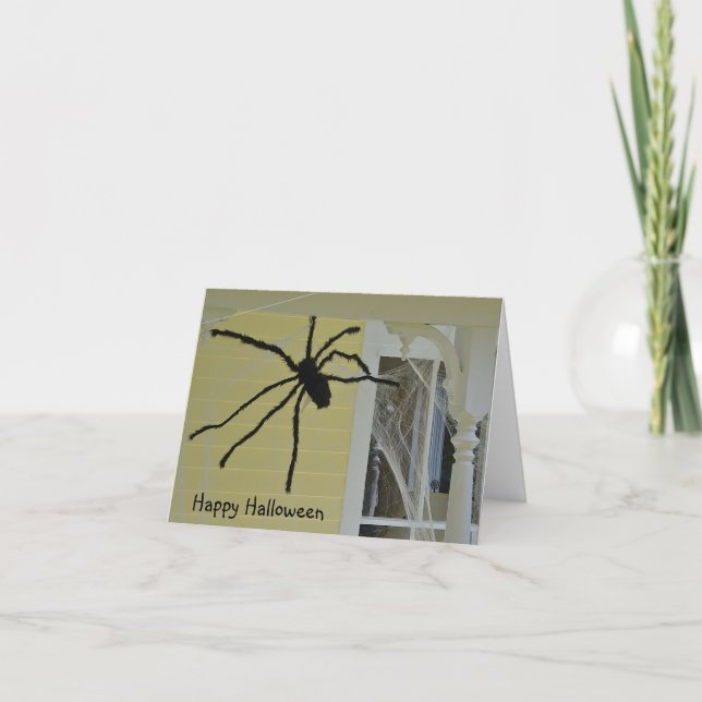 Halloween Spider Note-kort Kort (Framsida)
