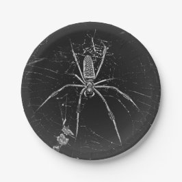 Halloween Spider Papper Plate