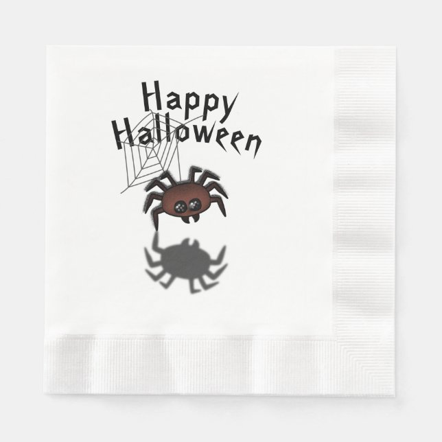 Halloween Spider Pappersservett (Framsidan)