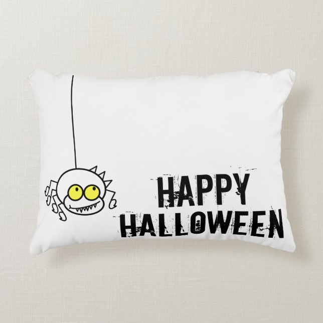 Halloween Spider Prydnadskudde (Framsidan)