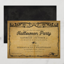 Halloween Spider | Vintage Gothic Party