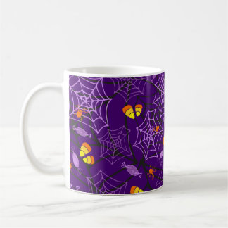 Halloween Spiders & Candy Lila Mugg Kopp