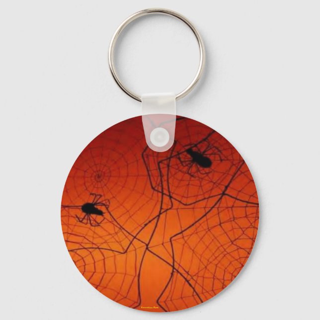 Halloween Spiders Keychain Nyckelring (Framsida)