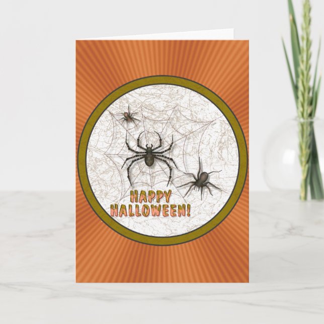 Halloween Spiders Kort (Framsida)