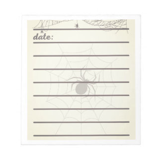 Halloween Spindel Journal, Gotisk Natur Design Anteckningsblock