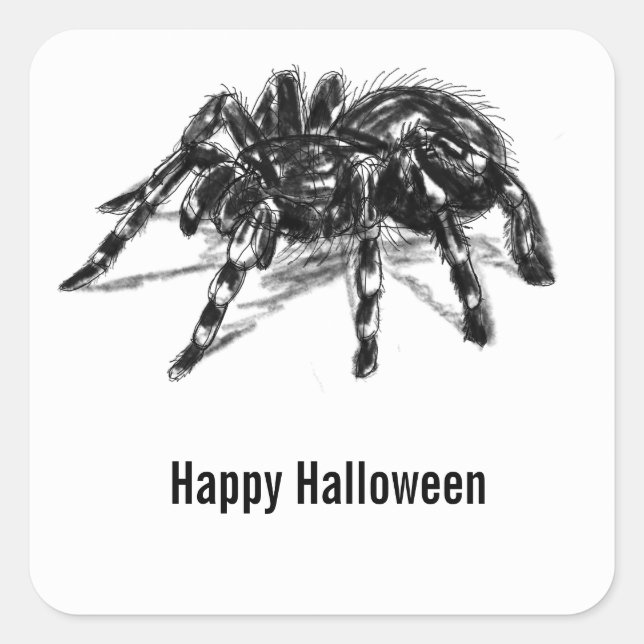 Halloween Spindel klistermärken  (Framsida)
