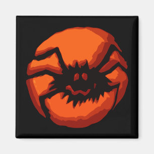 Halloween spindeljack o lantern magnet