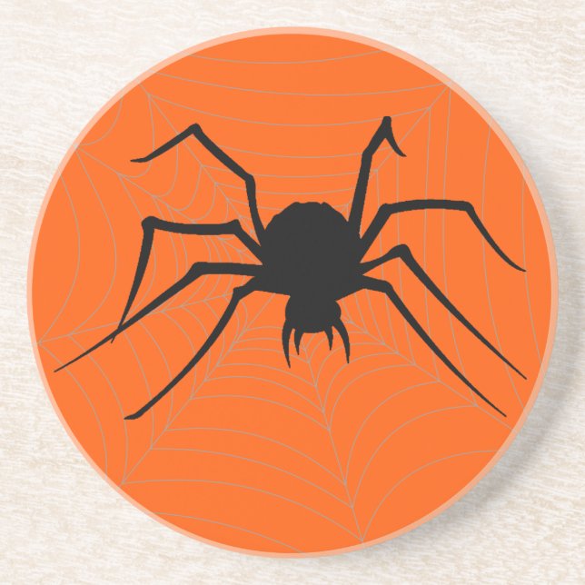 Halloween spindelkustfartyg underlägg sandsten (Framsidan)