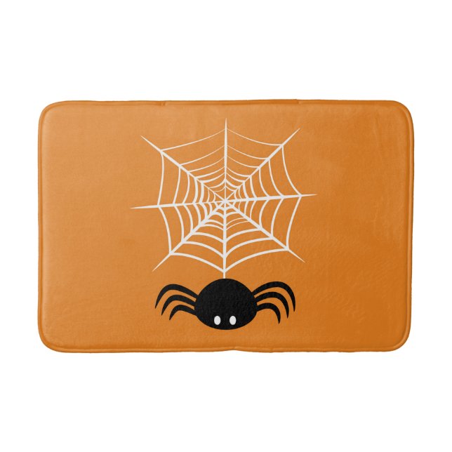 Halloween spindelnät  badrumsmatta (Framsidan)