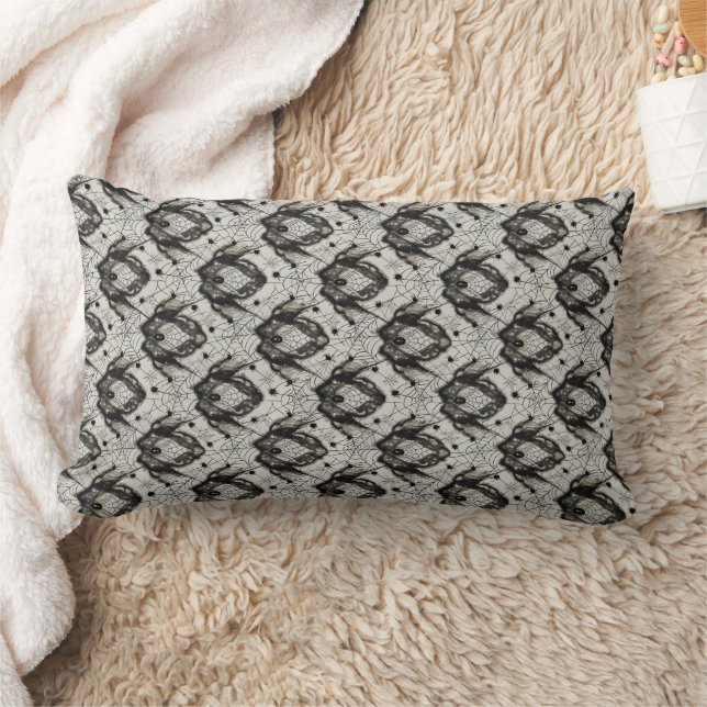 Halloween Spindelnät Blanket - Sömlös gotik Lumbarkudde (Filt)
