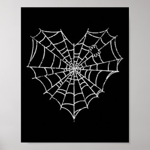 Halloween Spindelnät Costume Cute Heart Spindelnät Poster