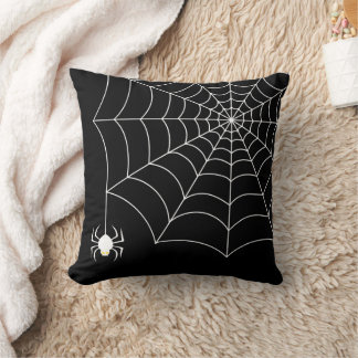 Halloween Spindelnät Dekorativ kudde