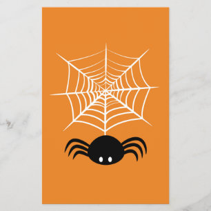 Halloween-Spindelnät Flygblad