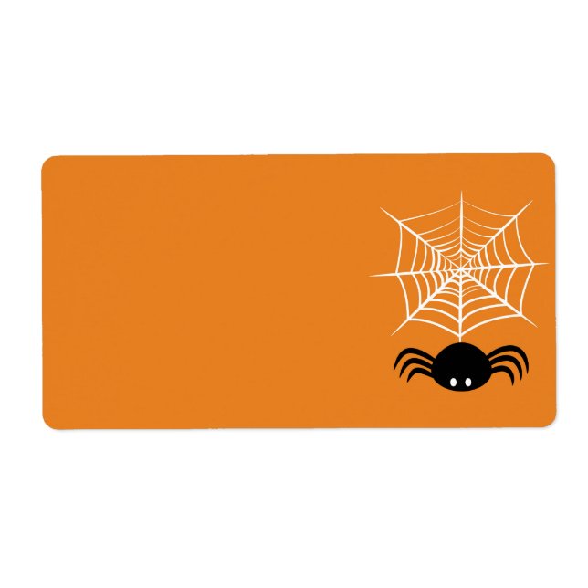 Halloween-Spindelnät Fraktsedel (Framsidan)