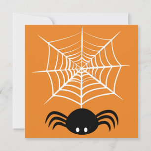 Halloween-Spindelnät Inbjudningar
