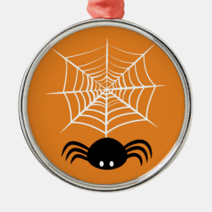 Halloween-Spindelnät Julgransprydnad Metall