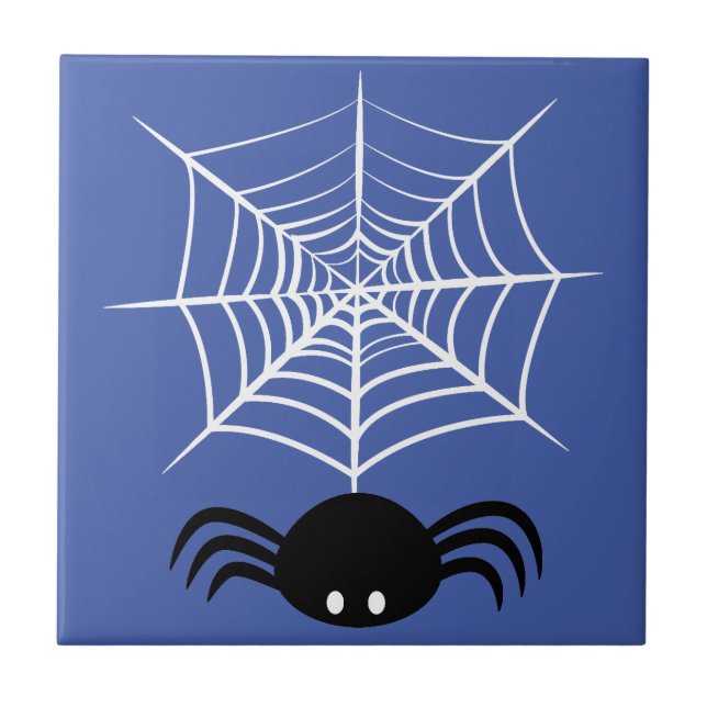 Halloween-Spindelnät Kakelplatta (Framsidan)