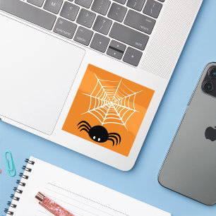 Halloween-Spindelnät Klistermärken