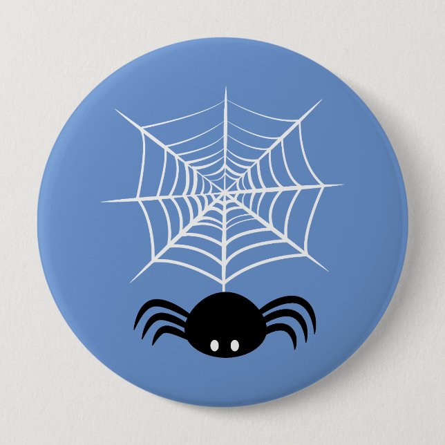 Halloween spindelnät  knapp (Framsida)