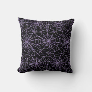 Halloween Spindelnät Kudde