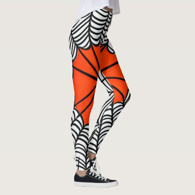 Halloween-Spindelnät Leggings (Höger)