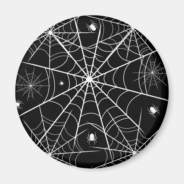Halloween-Spindelnät Magnet (Framsidan)