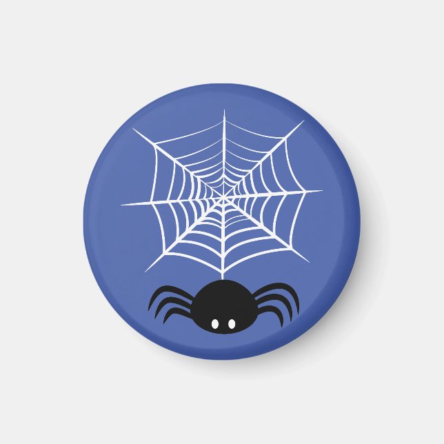 Halloween spindelnät  magnet (Framsidan)