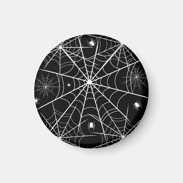 Halloween-Spindelnät Magnet (Framsidan)