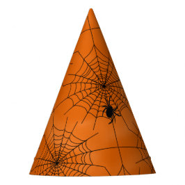 Halloween-Spindelnät med Spider på Orange