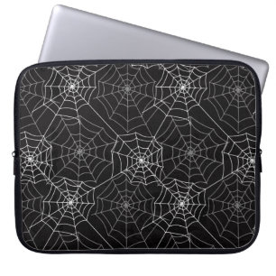 Halloween Spindelnät Mönster Laptop sleeve