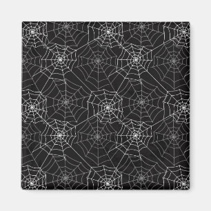 Halloween Spindelnät Mönster Magnet