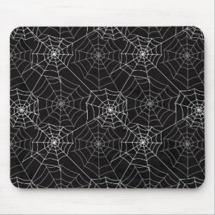 Halloween Spindelnät Mönster   Mousepad Musmatta
