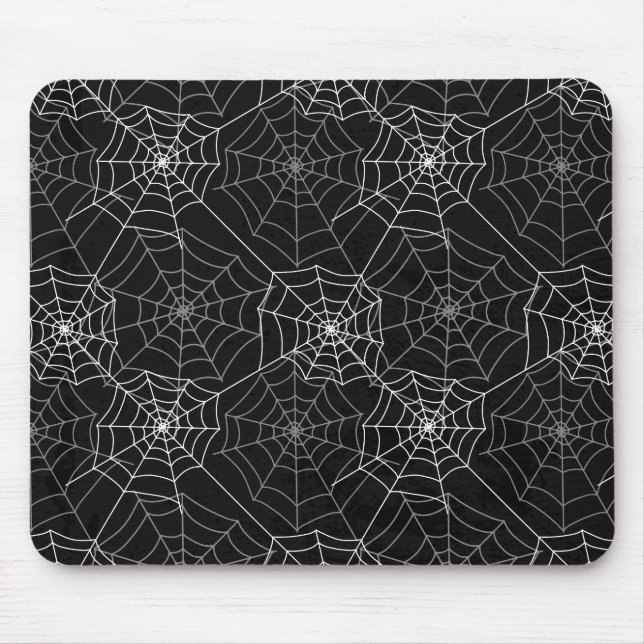 Halloween Spindelnät Mönster | Mousepad Musmatta (Framsidan)