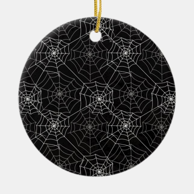 Halloween Spindelnät Mönster | Ornament (Framsidan)