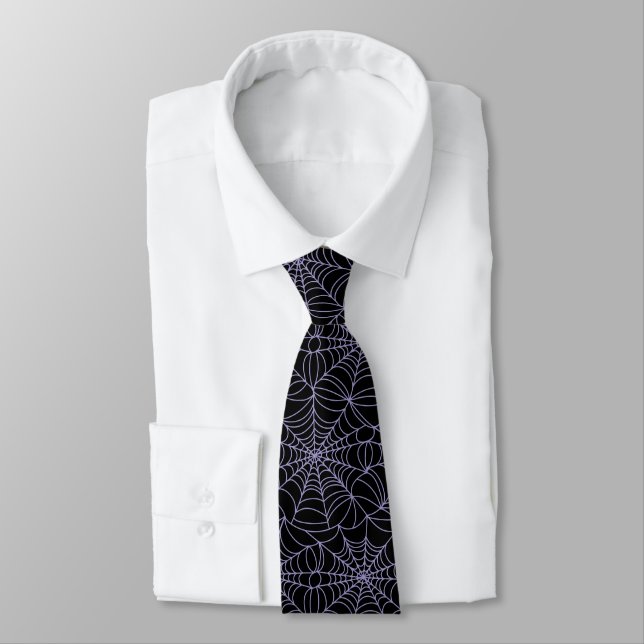 Halloween Spindelnät Necktie Slips (Bunden)