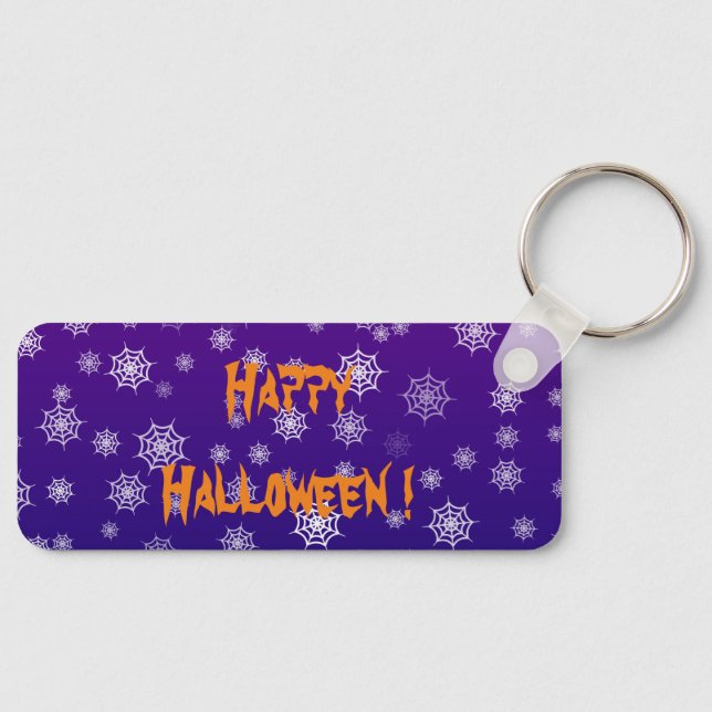 Halloween Spindelnät Nyckelring (Framsida)