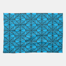 Halloween-Spindelnät på Blue Kökshandduk