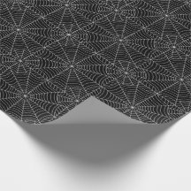 Halloween spindelnät på svart